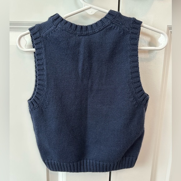 Janie and Jack Infant Sailboat Sweater Vest NWT (Size 6-12 Months) - Picture 2 of 4